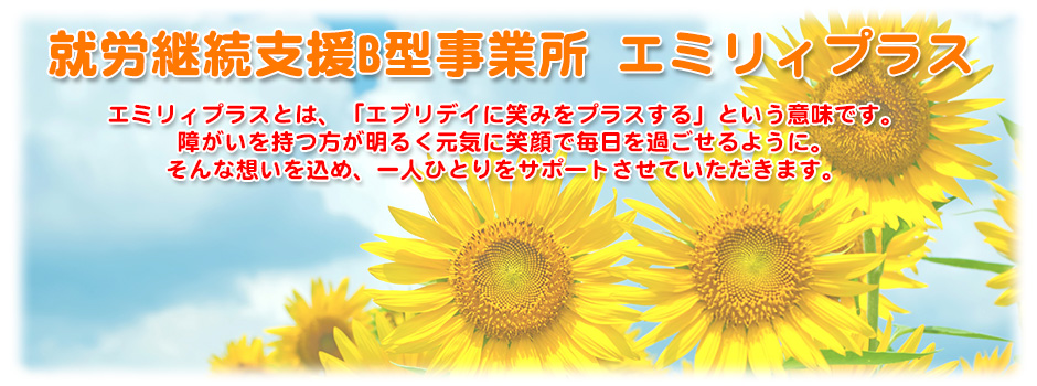 就労継続支援B型事業所エミリィプラス